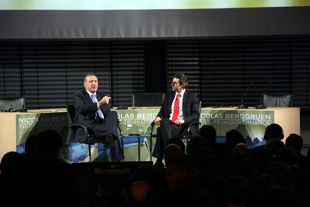 Erdoğan, Berlin\'deki Nicolas Berggruen Enstitüsü\'nde Konuştu (1)