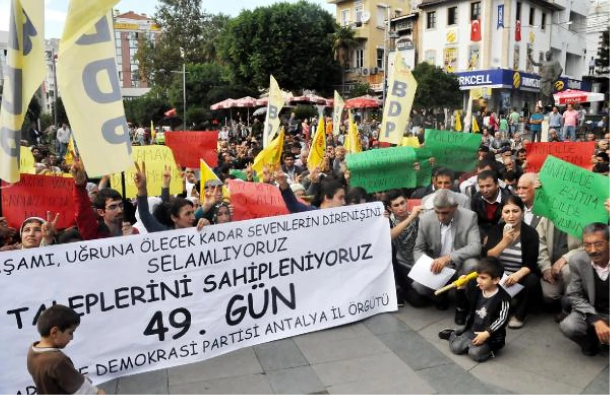 Grevcilere BDP Antalya\'dan Destek