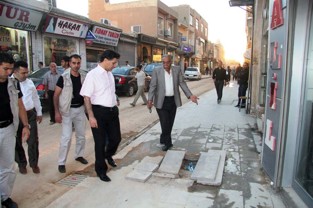 Mardin Valisi Ayvaz Altyapı Çalışmalarını İnceledi