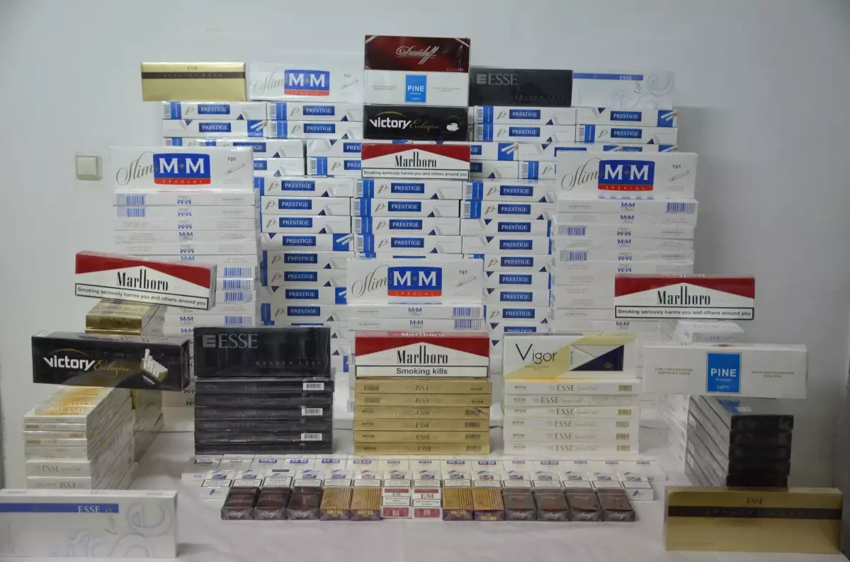 5 Otobüste 12 Bin 196 Paket Kaçak Sigara Yakalandı