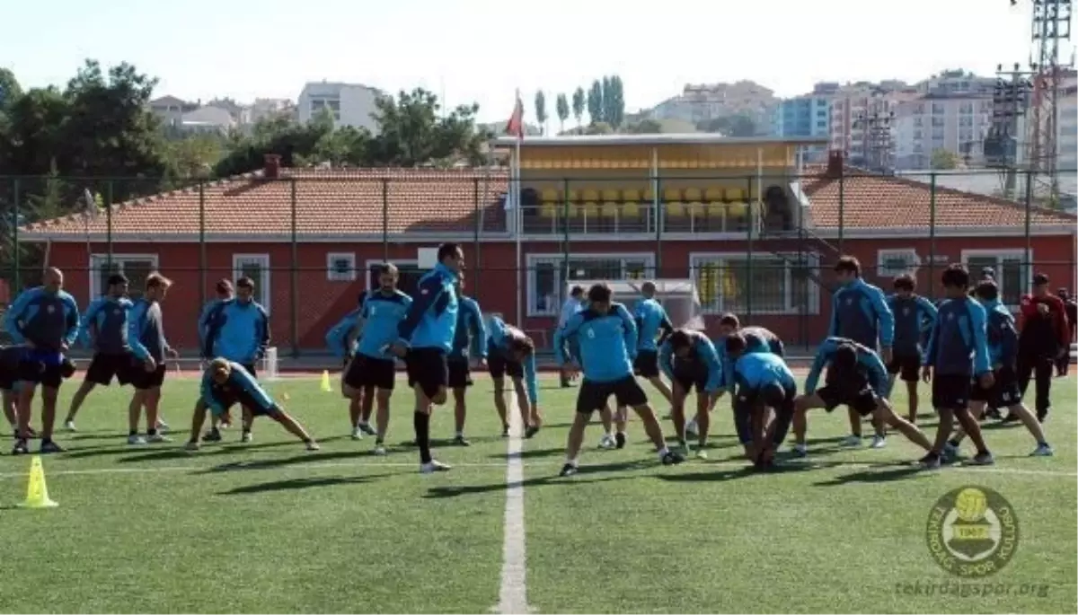 Tekirdağspor\'da Suadiye Belediyespor Hazırlıkları Devam Ediyor