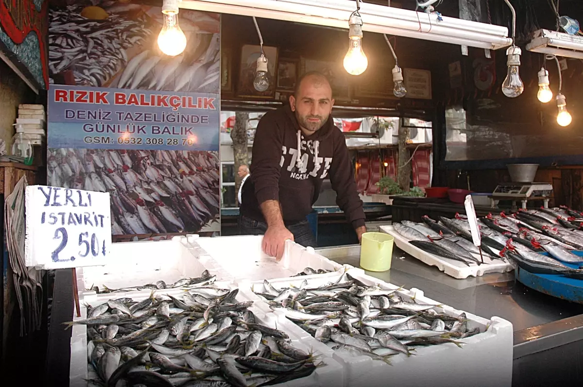 Balıklar Tezgahlarda Kaldı