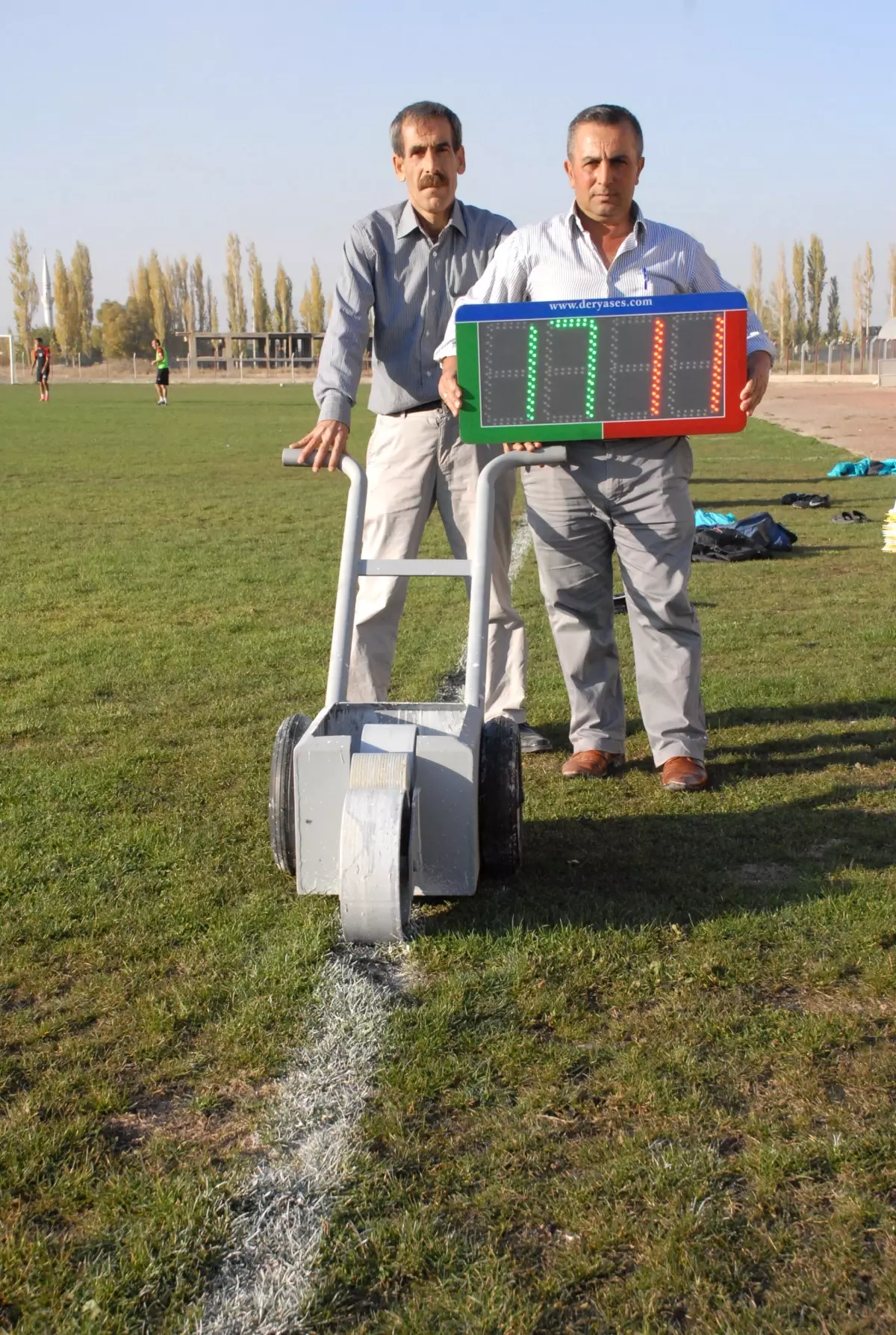 Elbistan\'a Saha Çizim Makinesi ve Skorbord