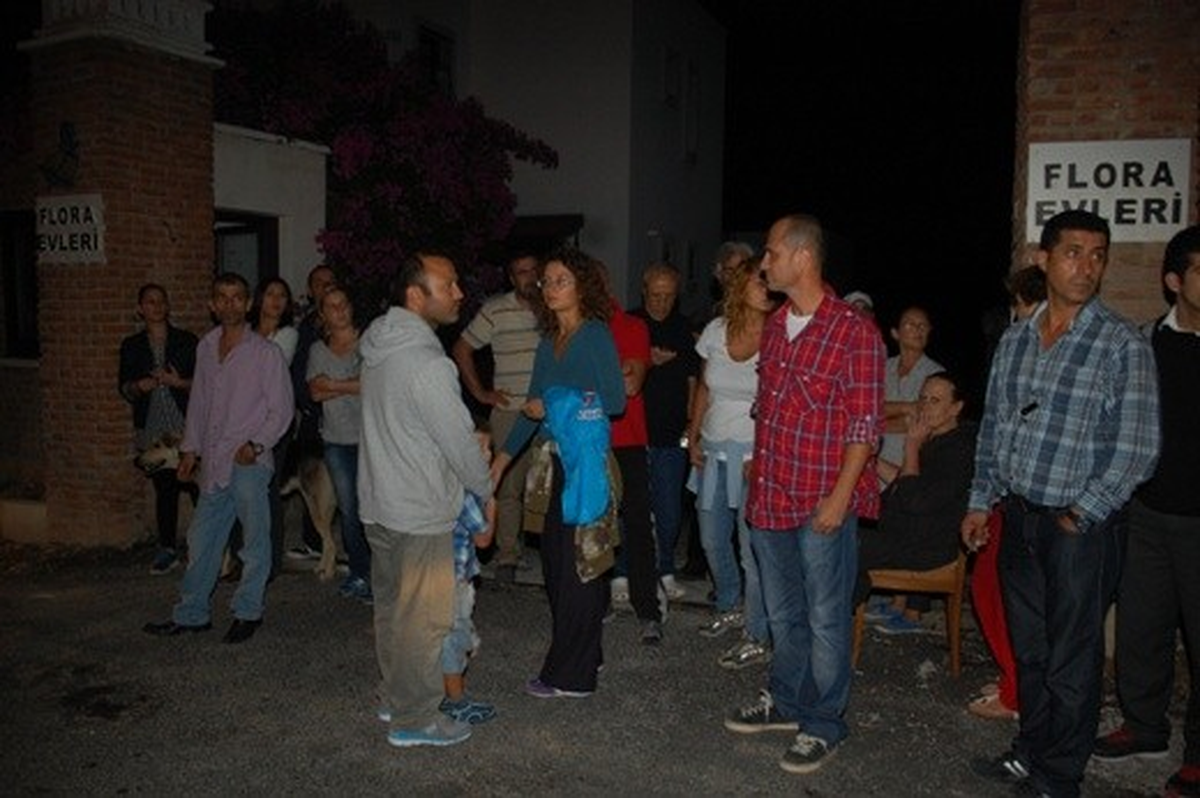 Bodrum\'da Elektrik Eylemi
