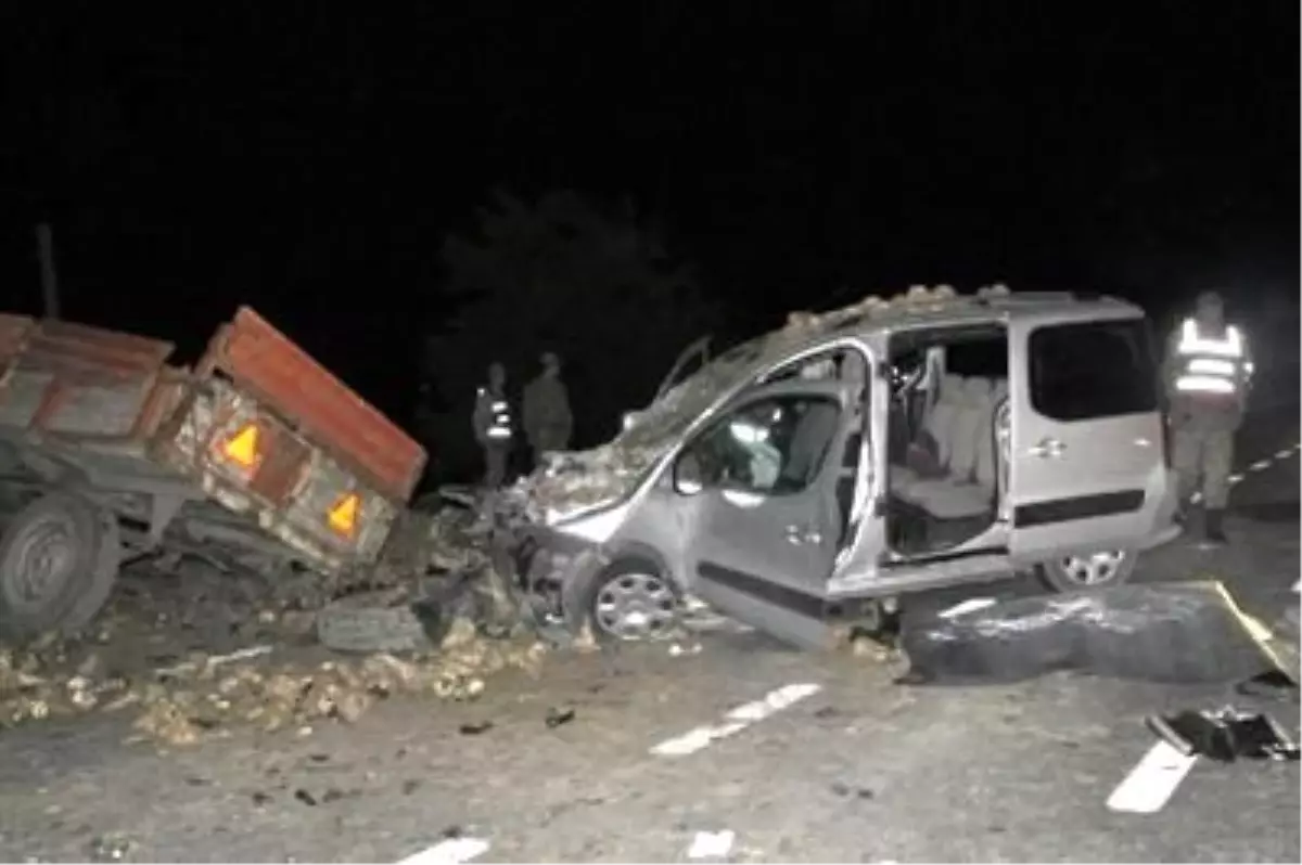 Elazığ\'da Kaza: 1 Ölü, 5 Yaralı