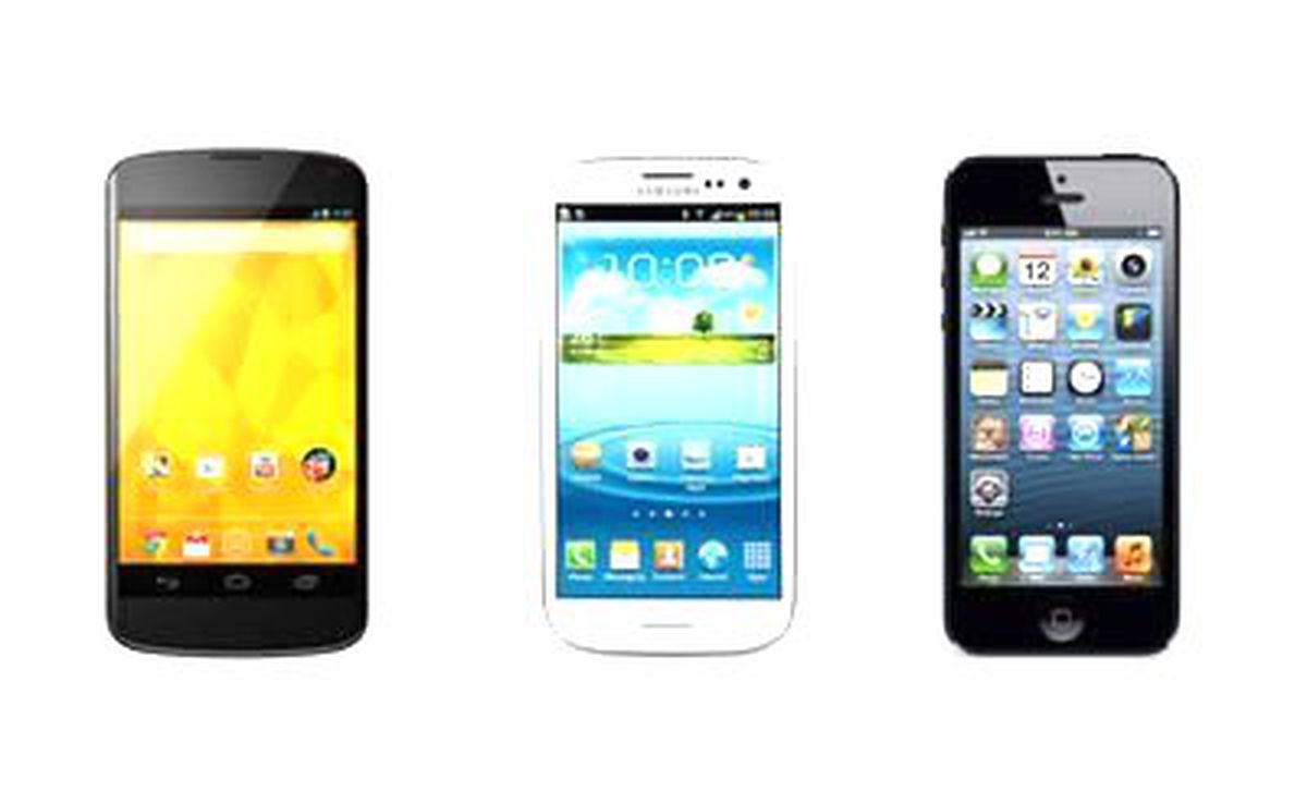 Nexus 4 vs S3 vs iPhone 5
