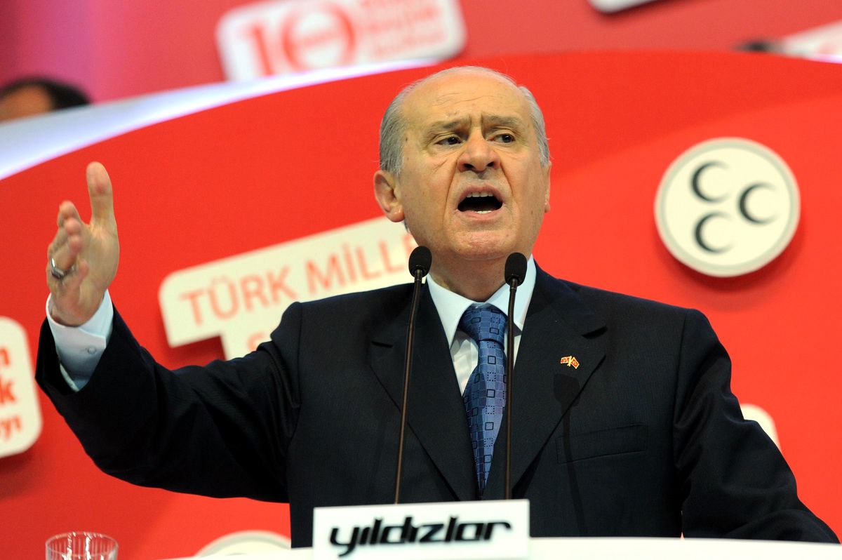 4 MHP Lideri Bahçeli, 10\'uncu Olağan Büyük Kurultayı\'nda Konuşuyor