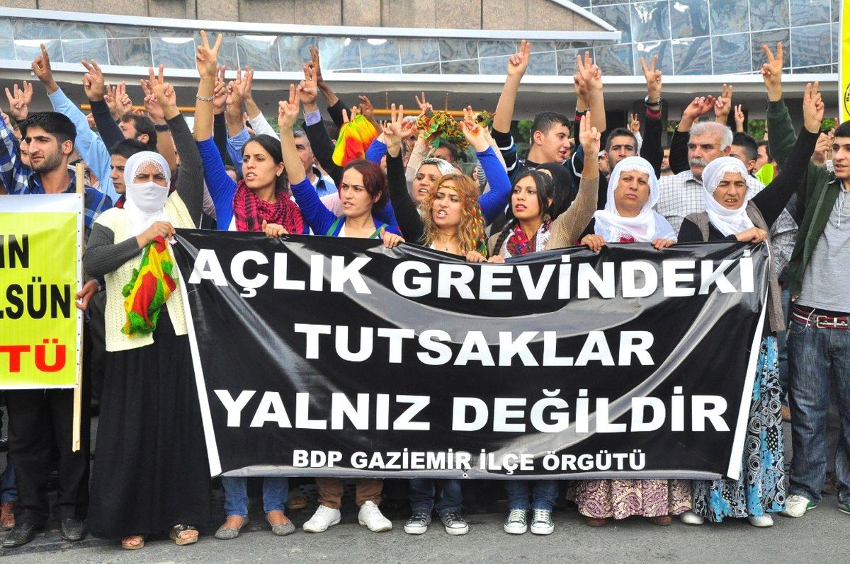 İzmir\'de BDP Eylemi