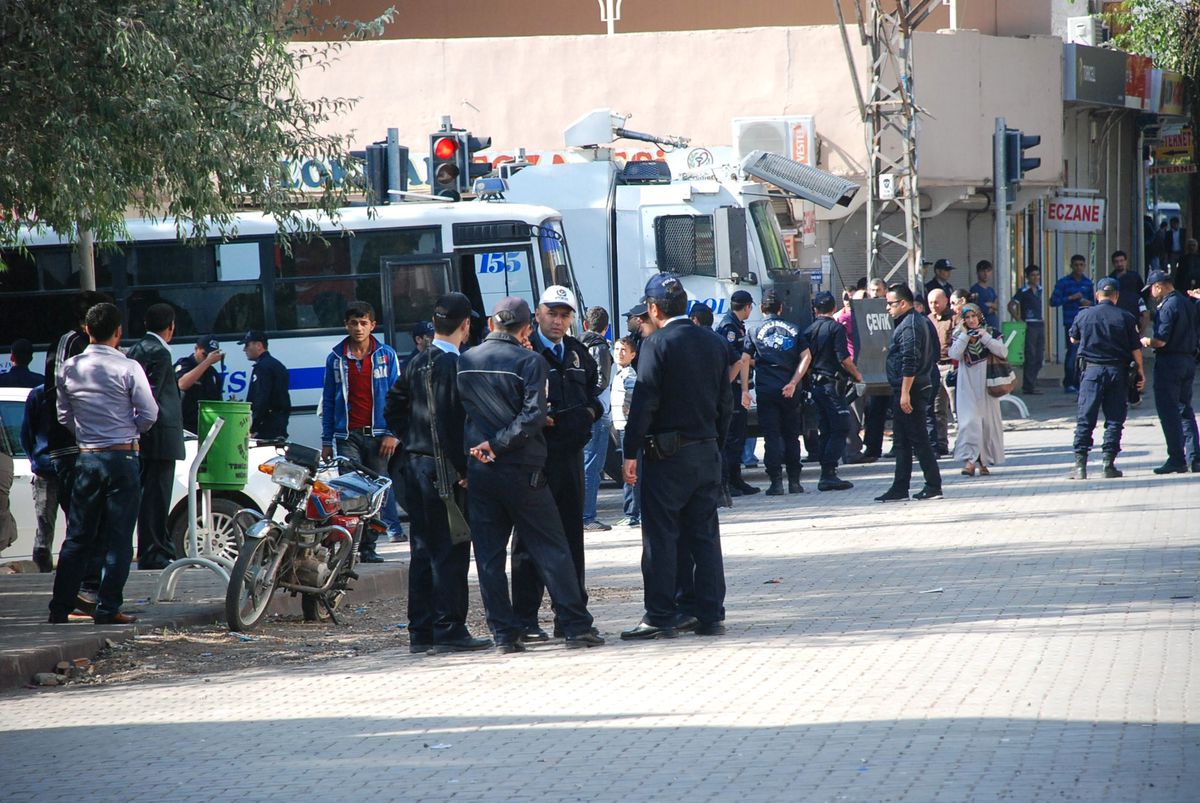 Siverek\'te Açıklama Öncesi, Yoğun Güvenlik Önlemleri Alındı