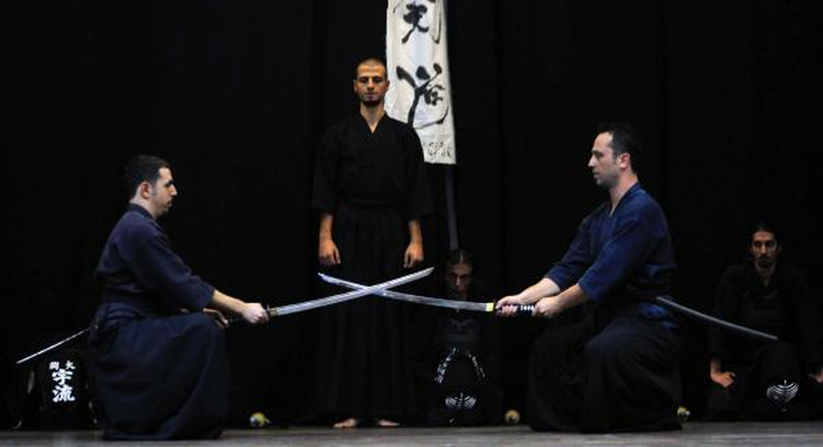 ÇOMÜ\'de Japon Kılıç Teknikleri Gösterisi