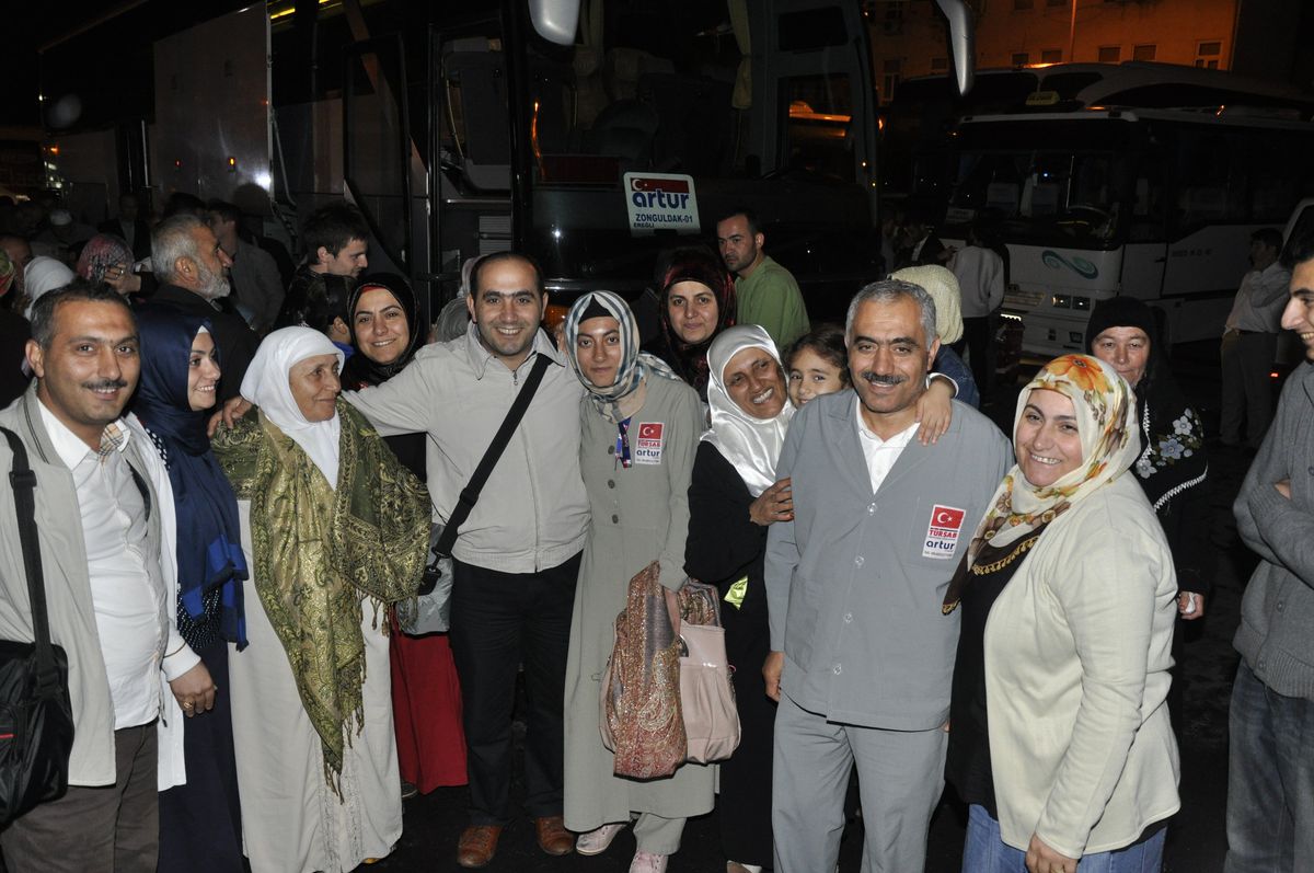 İlk Hacı Kafilesi Kdz. Ereğli\'ye Döndü
