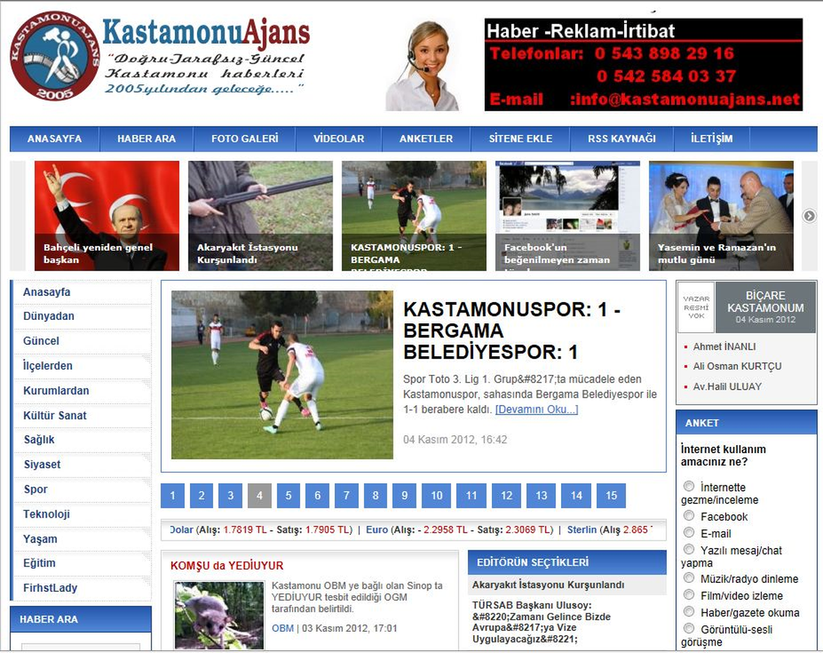 \'Kastamonu Ajans\' Sitesi Yayın Hayatına Başladı