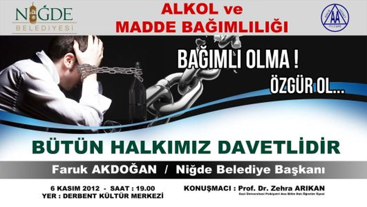 Niğde Belediyesi Konferansları Devam Ediyor