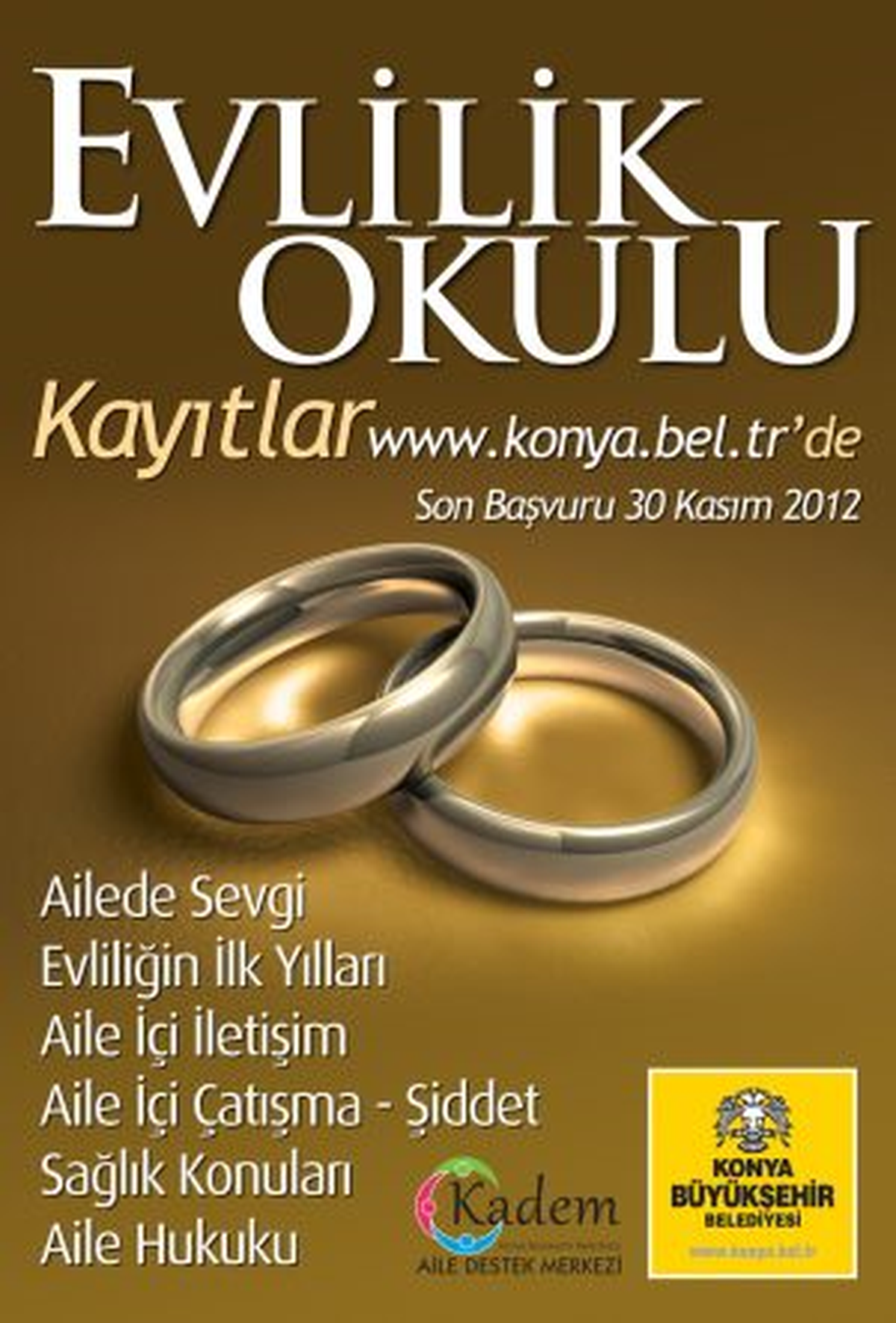 Büyükşehir\'in Evlilik Okulu Projesi Başladı