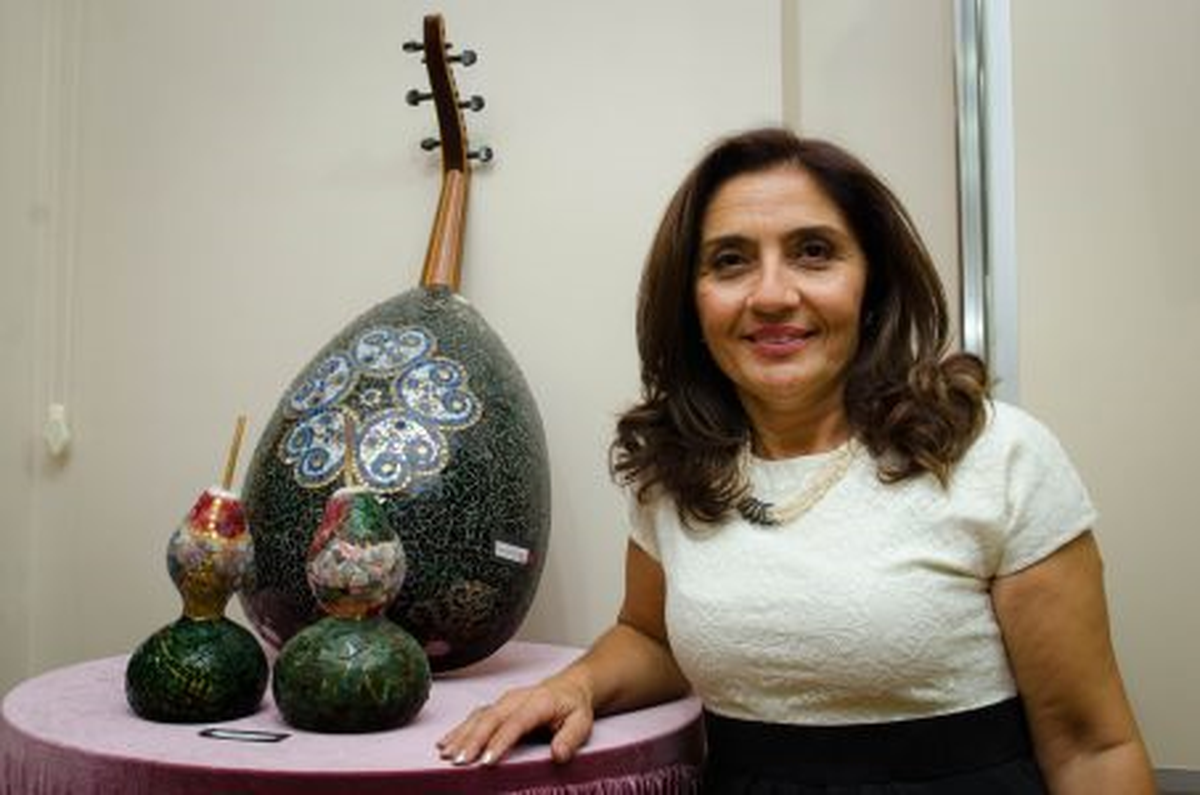 Filiz Halilağaoğlu\'ndan Mozaik ve Resim Sergisi