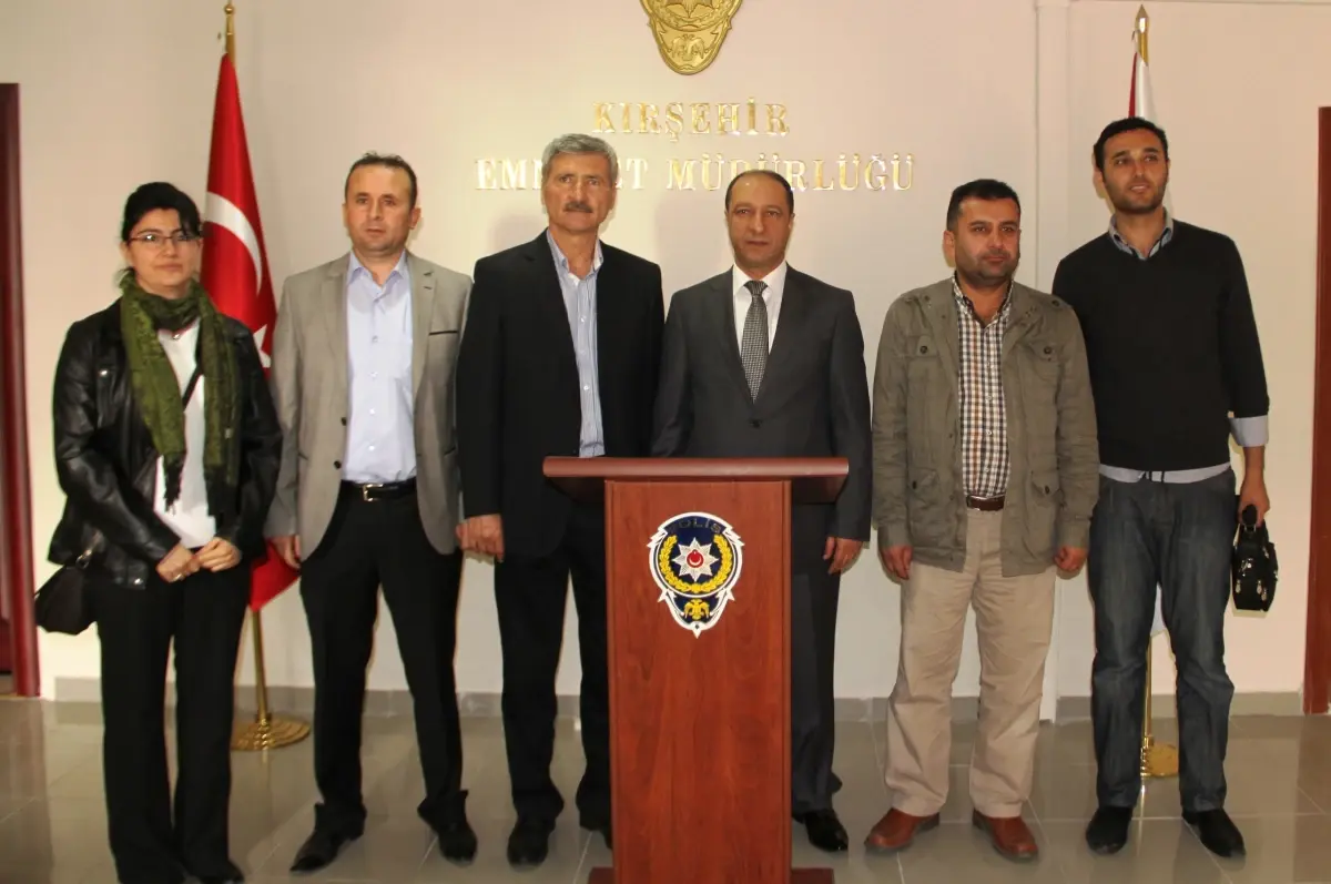 Gazeteciler Cemiyeti Emniyet Müdürü İncebay'ı Ziyaret Etti