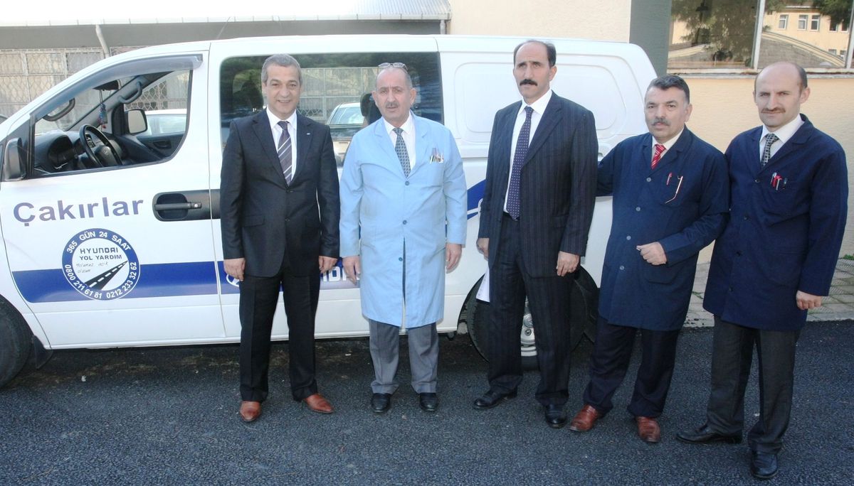 Hyundaı Çakırlar'dan Trabzon Meslek Lisesi'ne Malzeme Desteği