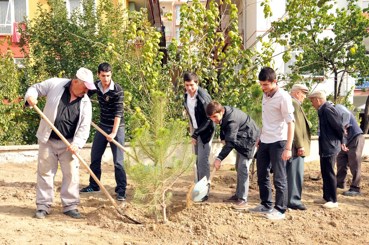 Keçiörenliler Birlikte Ağaç Dikti