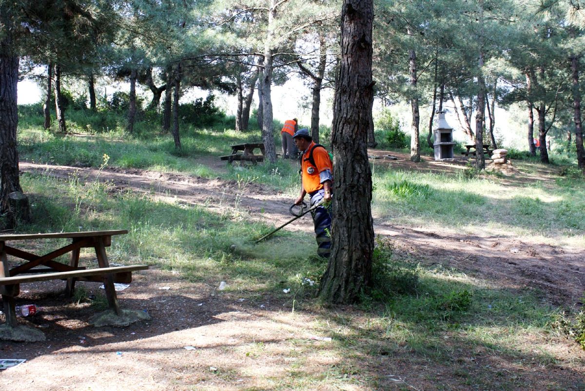 Mudanya Belediyesi\'nden Mesire Yerine Bakım