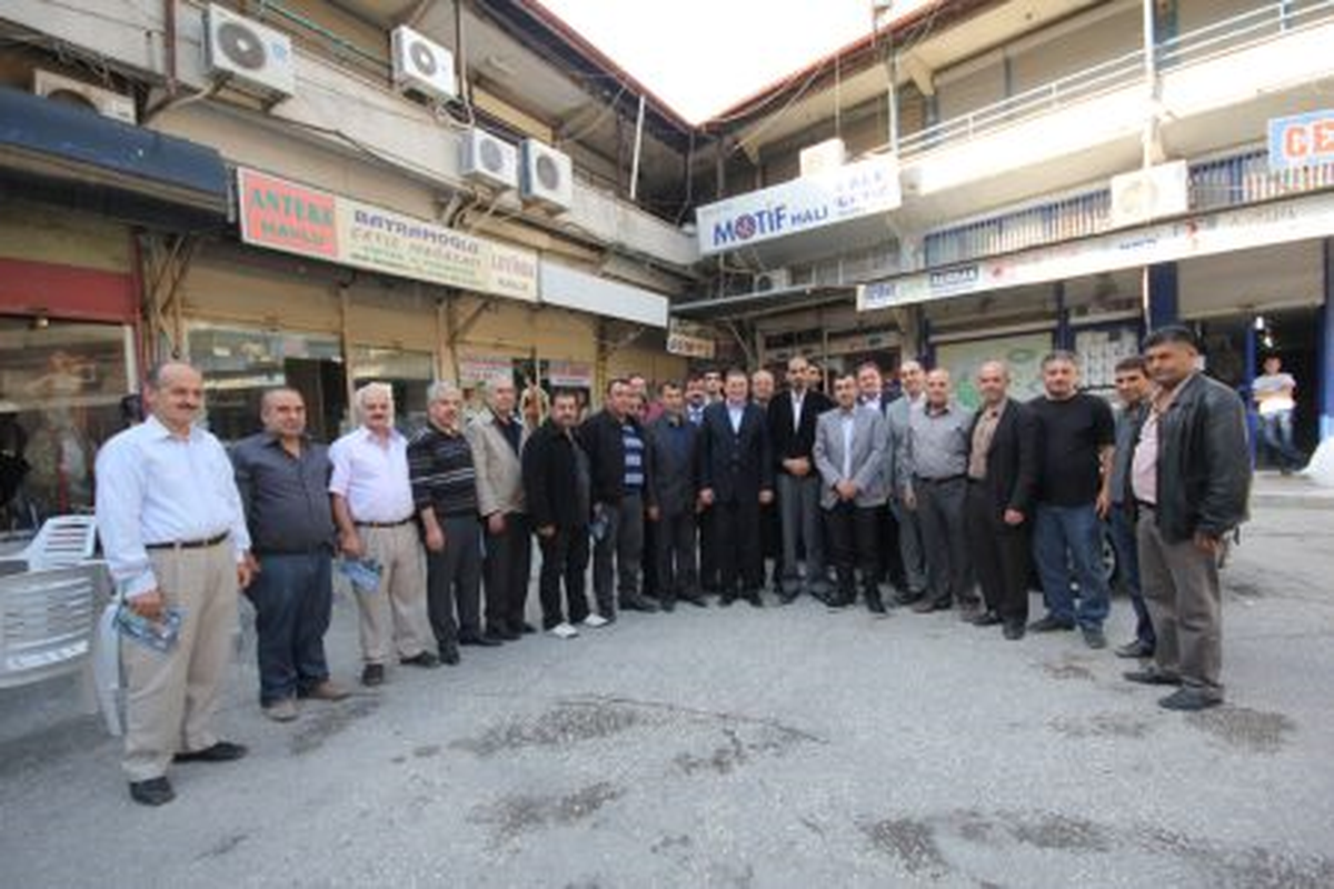 Savaş, Şeyhoğlu Pasajı Esnafını Ziyaret Etti