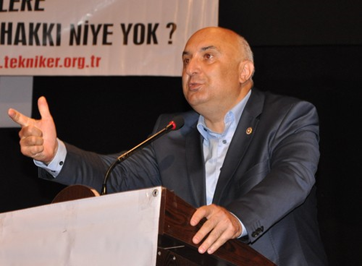 Teknikerler Birliği Tekirdağ Şube Başkanı Öklük Açıklaması