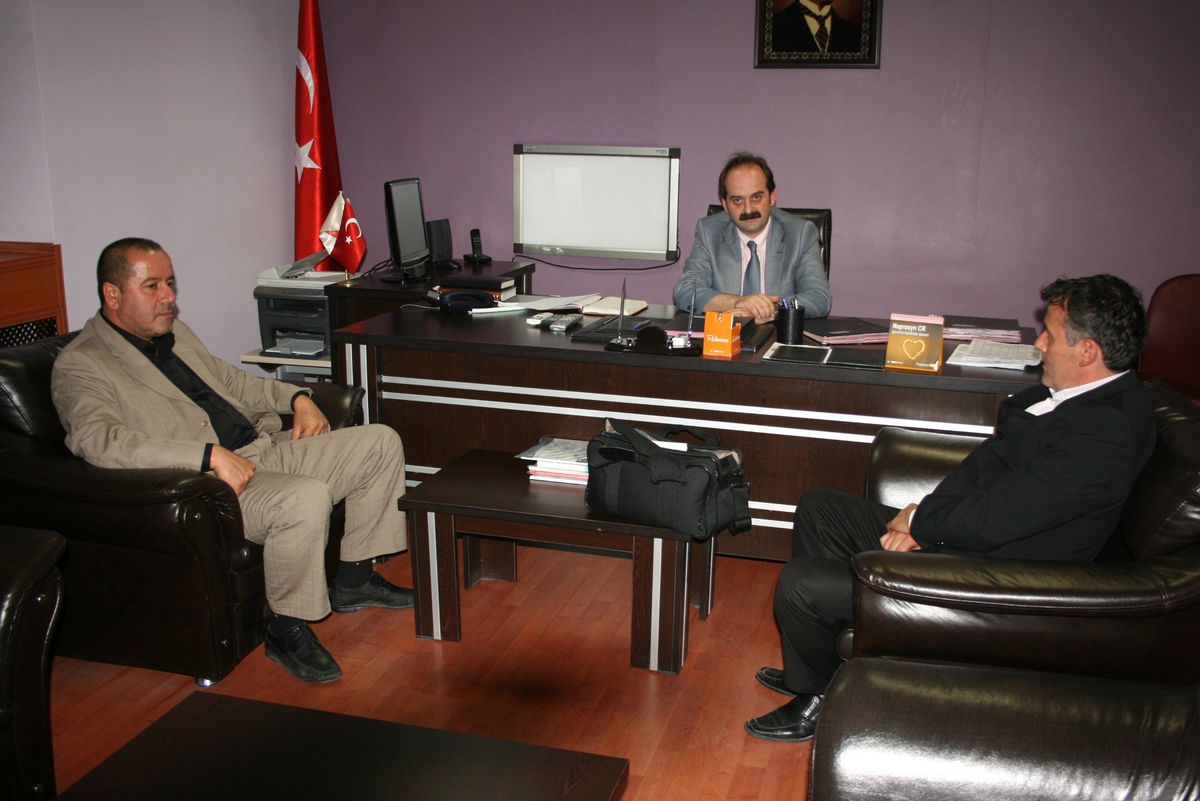 Akbaşlı\'dan Hastane Başhekimine Hayırlı Olsun Ziyareti