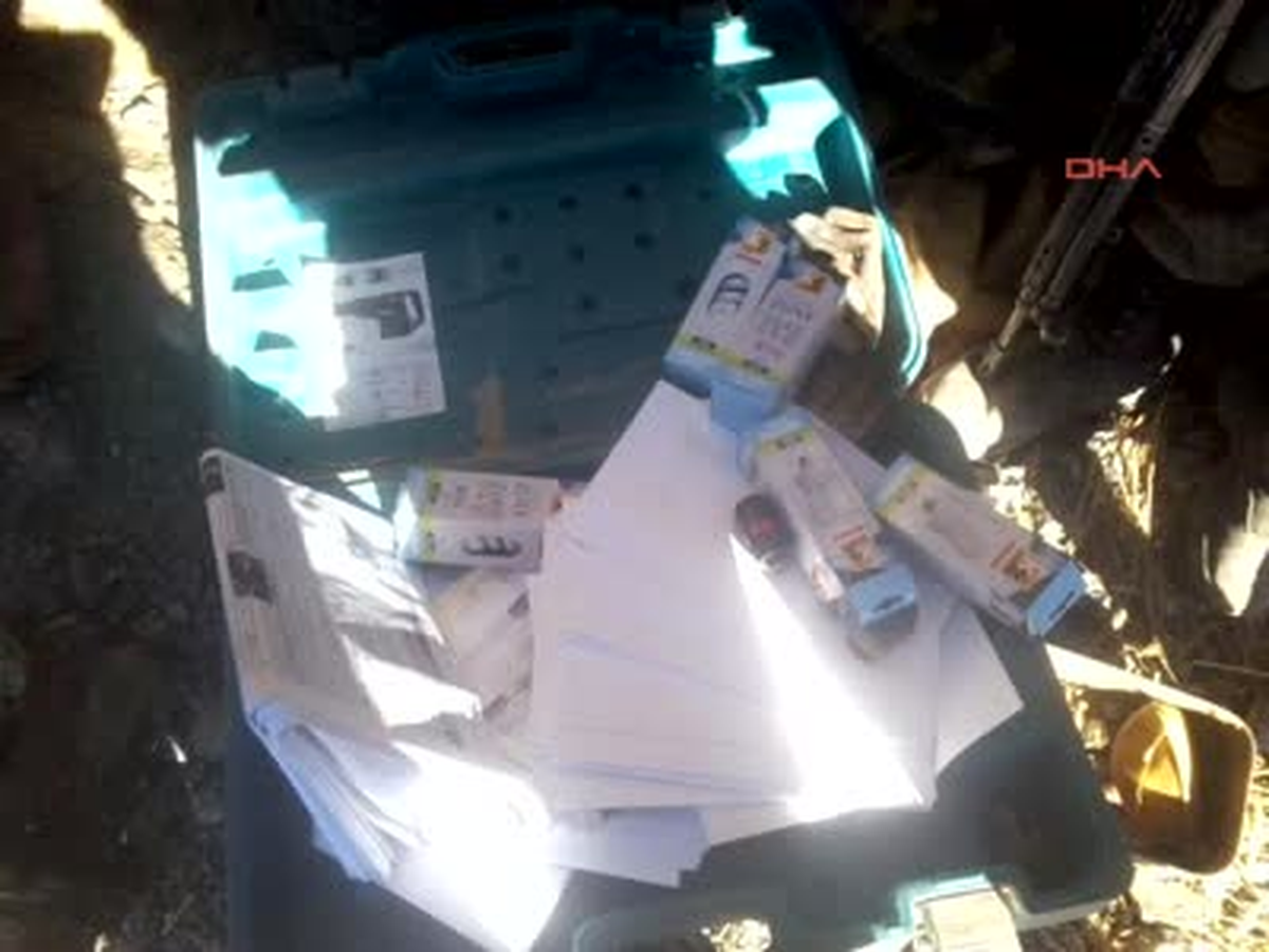 PKK\'lıların Mağarası Ortaya Çıktı