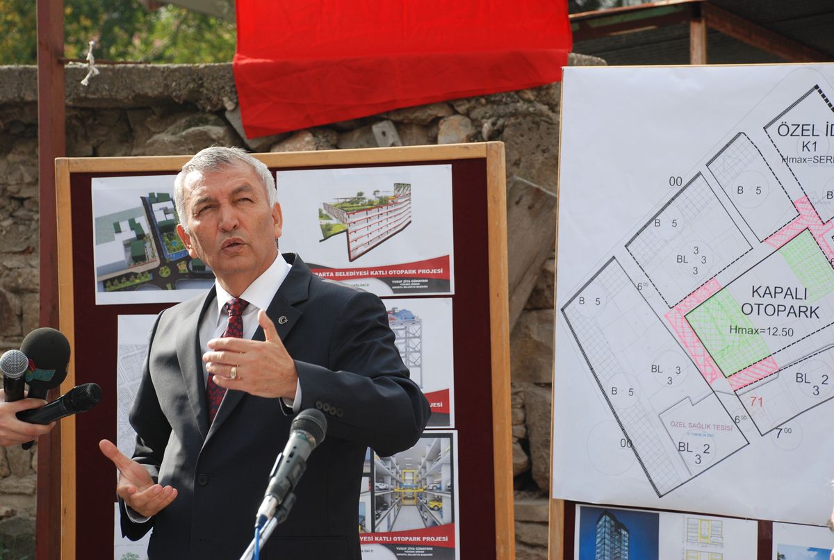 Isparta\'ya Yer Altı Otopark