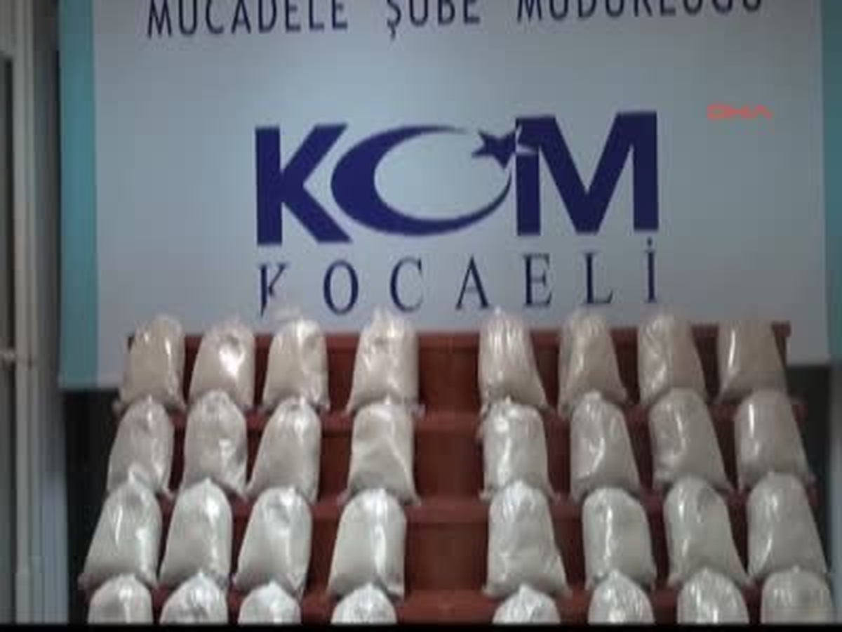 Kocaeli\'nde 45 Kilogram Eroin Ele Geçirildi