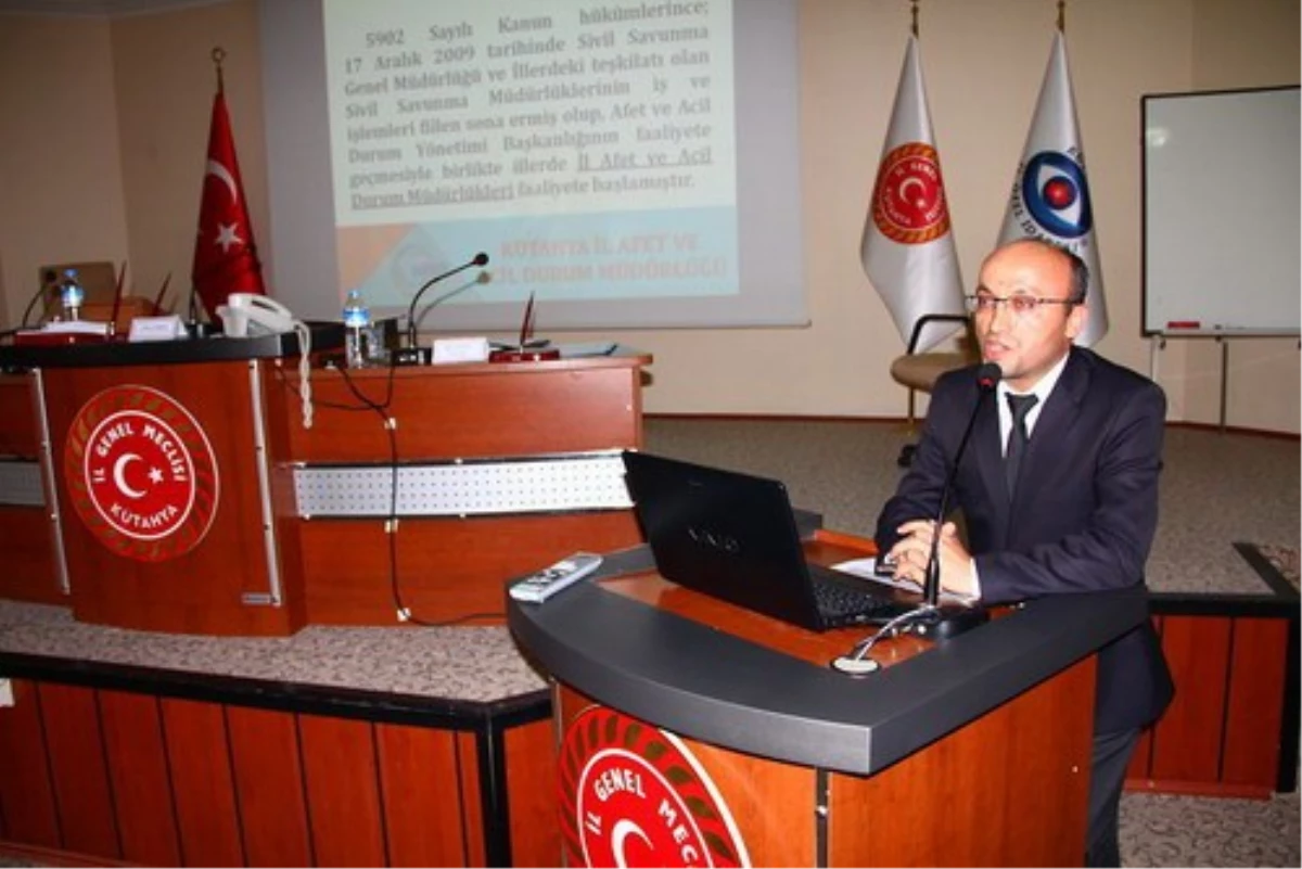 Kütahya İl Afet ve Acim Durum Müdürü Ahmet Ali Artun Açıklaması