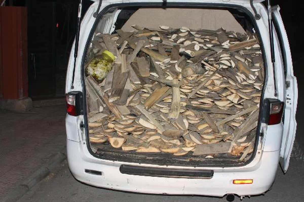 Minibüsteki Odunların Altından 108 Kilo Esrar Çıktı