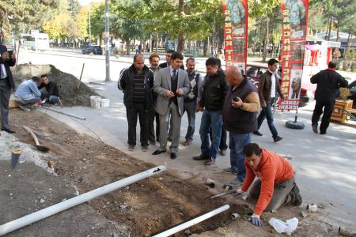 Ordu İş Merkezi\'nin Merdivenleri Yenileniyor