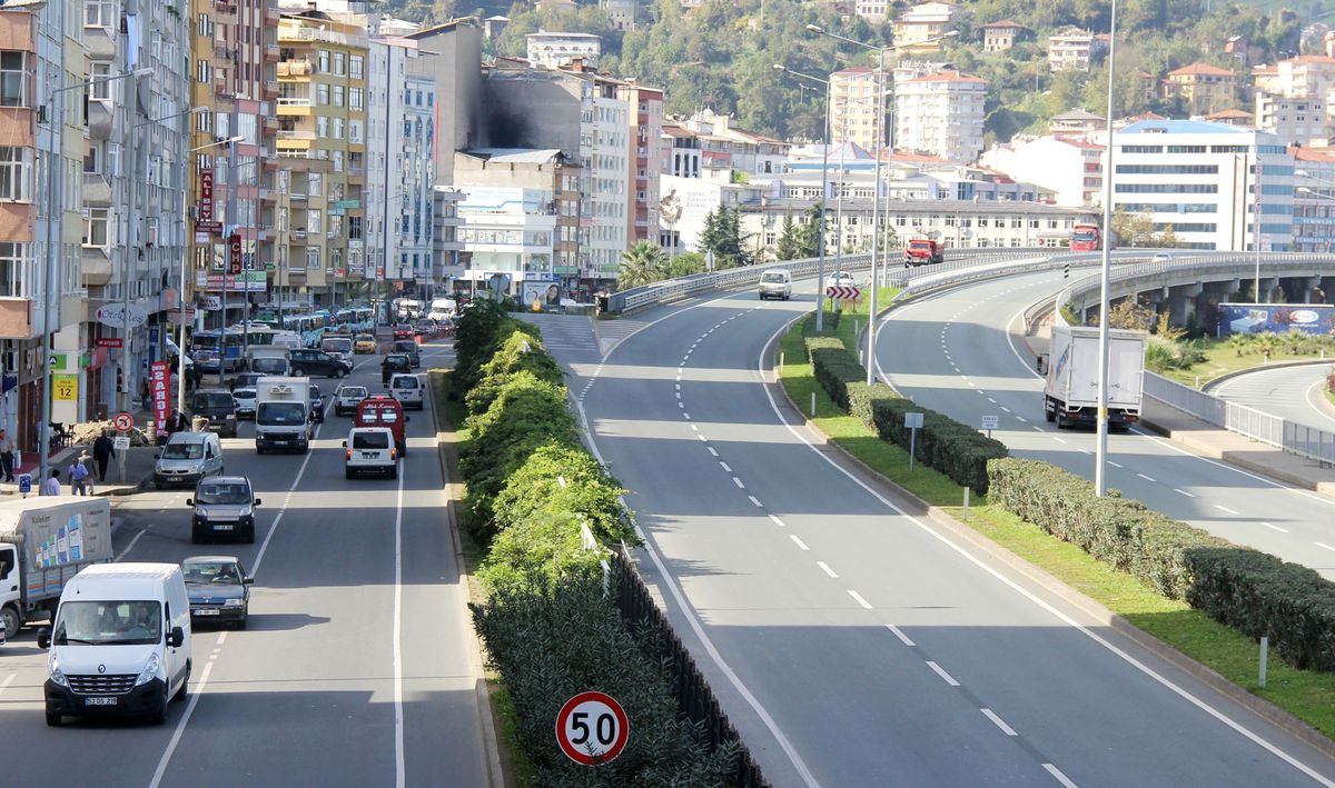 Rize\'de Kazaların Yüzde 44\'ü Menderes Bulvarı\'nda Gerçekleşiyor