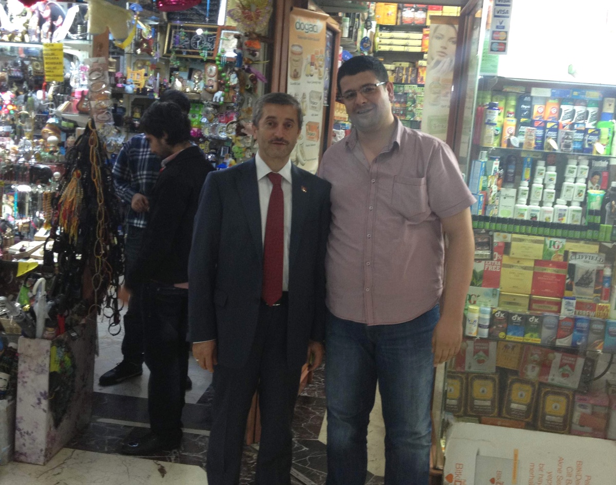 Tahmazoğlu, Çarşı Esnafını Ziyaret Etti