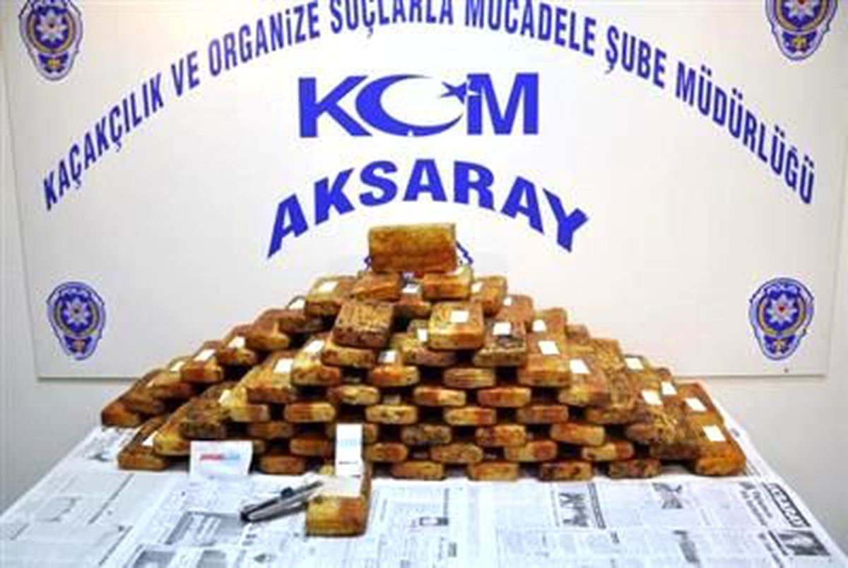 Aksaray\'da 55 Kilo Eroin Ele Geçirildi