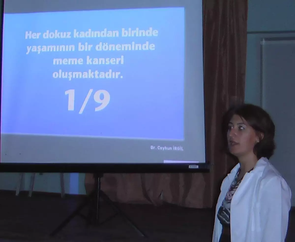 Alaşehir Toplum Sağlığı Merkezi\'nden Meme Kanseri Semineri
