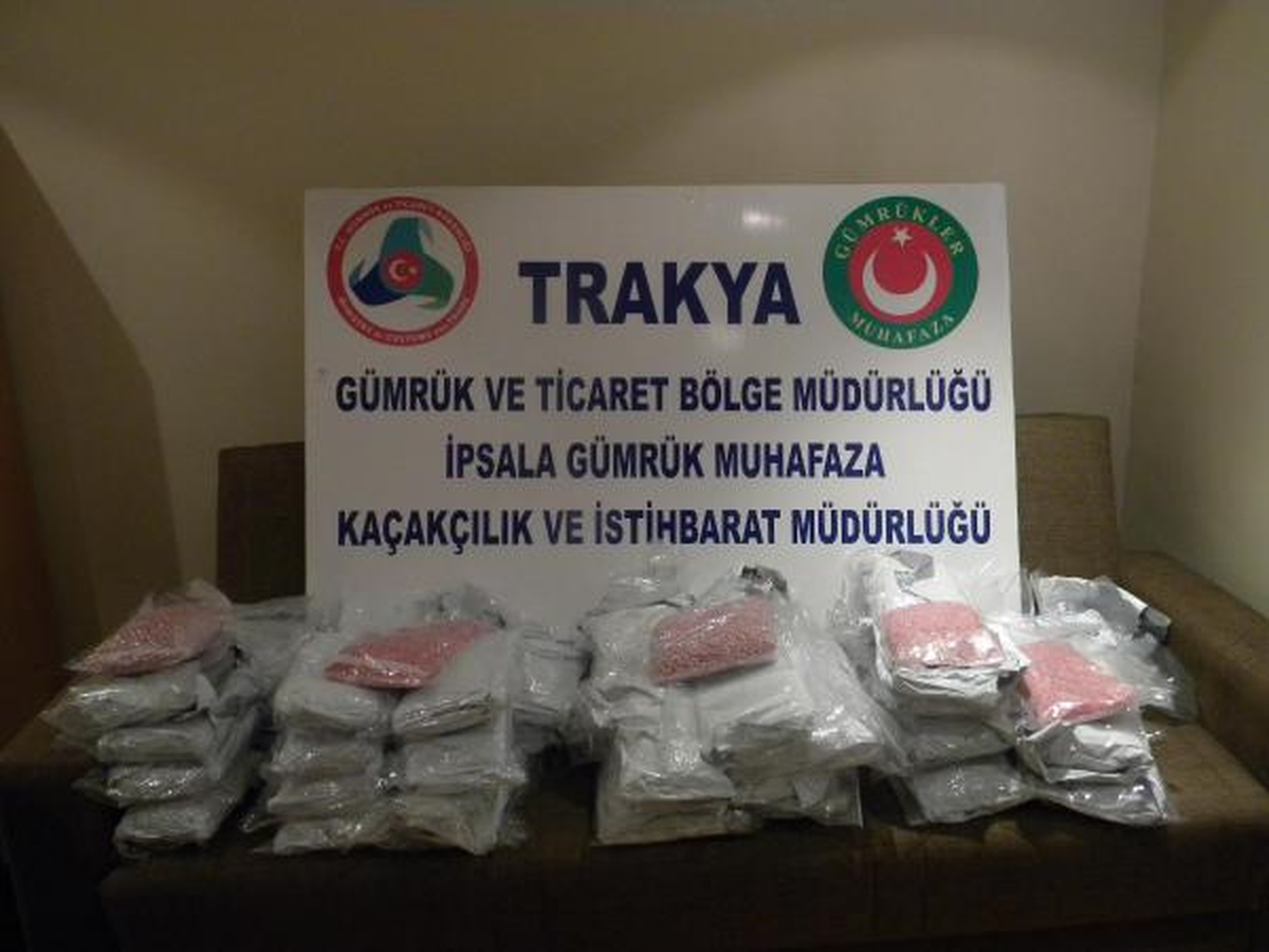 Bagajdan 268 Bin Adet Ecstasy Hap Çıktı