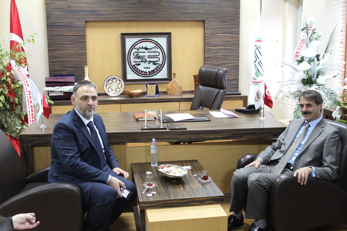 Başkan Yusuf Alemdar Baro Başkanı\'nı Ziyaret Etti