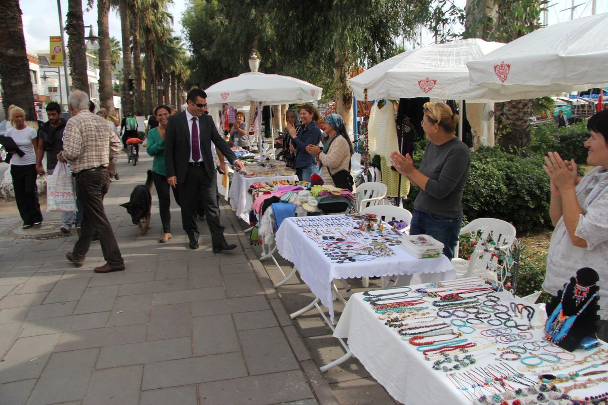 Kocadon, Üreten Kadınları Ziyaret Etti
