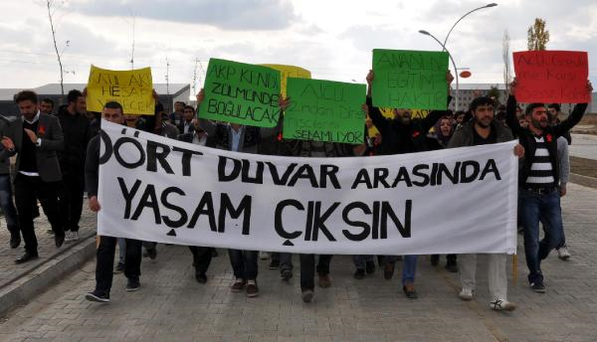 Üniversitelilerden Cezaevlerindeki Açlık Grevine Destek