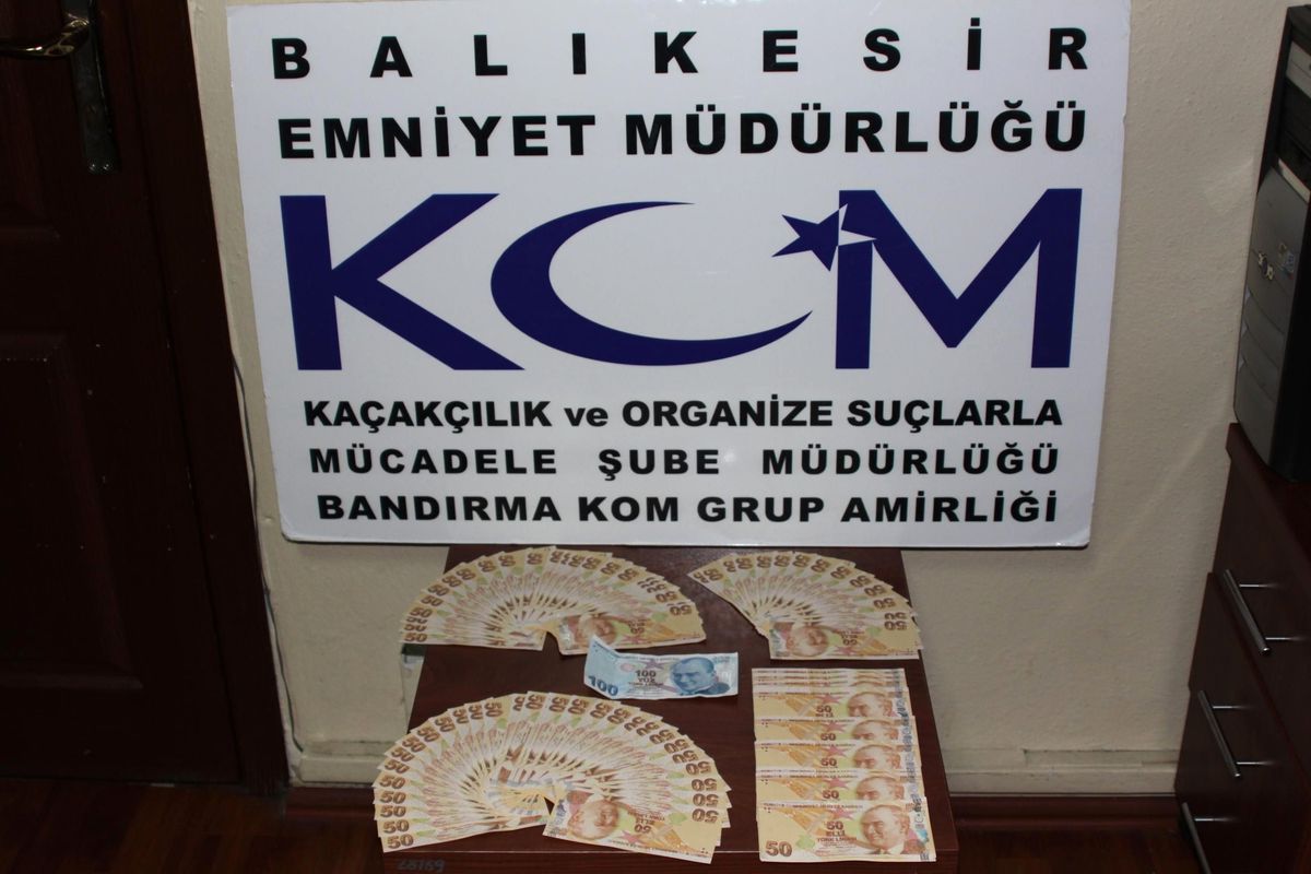 Balıkesir\'de Sahte Para Operasyonu