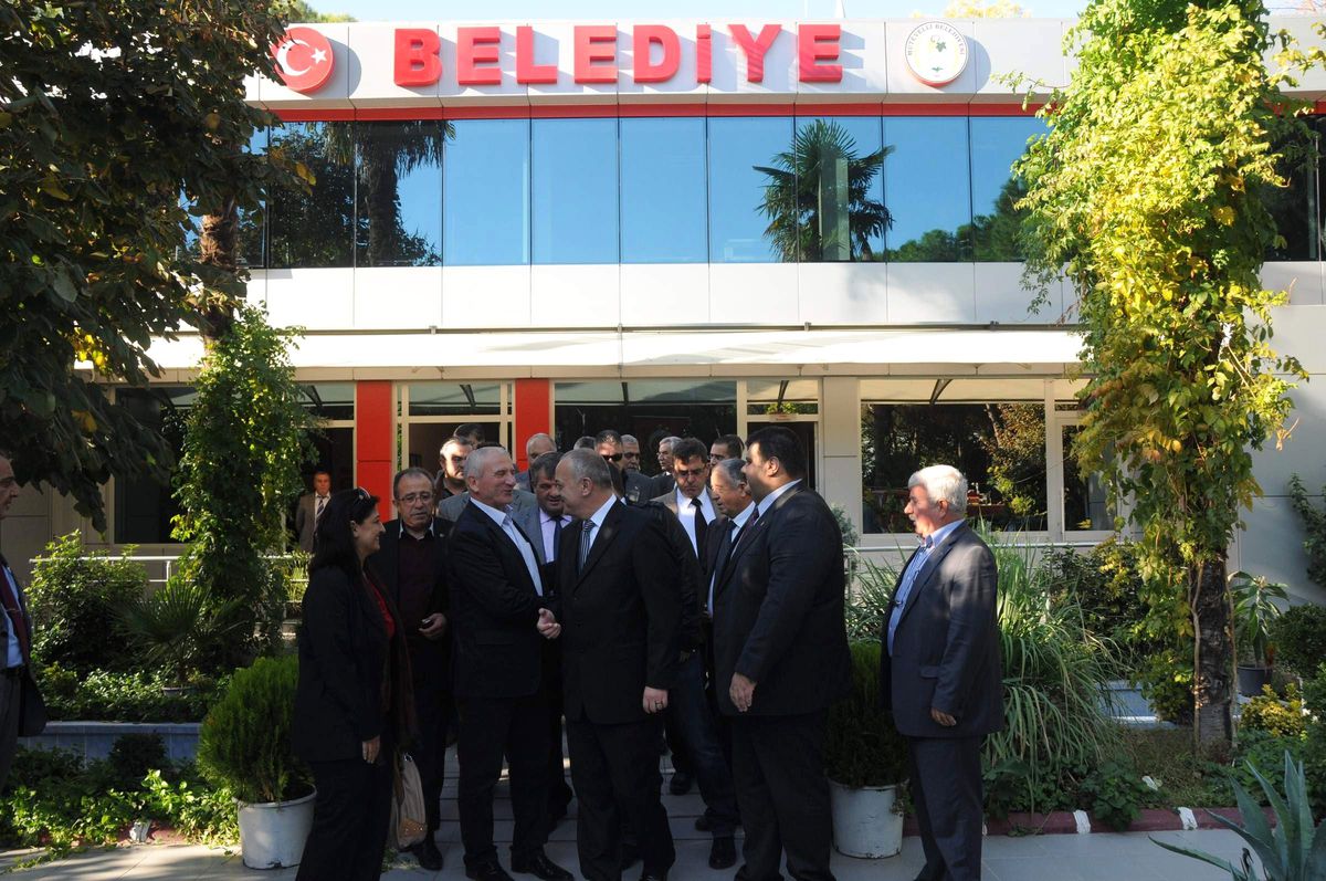 Başkan Ergün\'den Kahramanlar\'a Nezaket Ziyareti