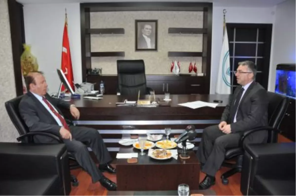 DSİ Bölge Müdürü Acu\'dan Vali Oğuz\'a Brifing