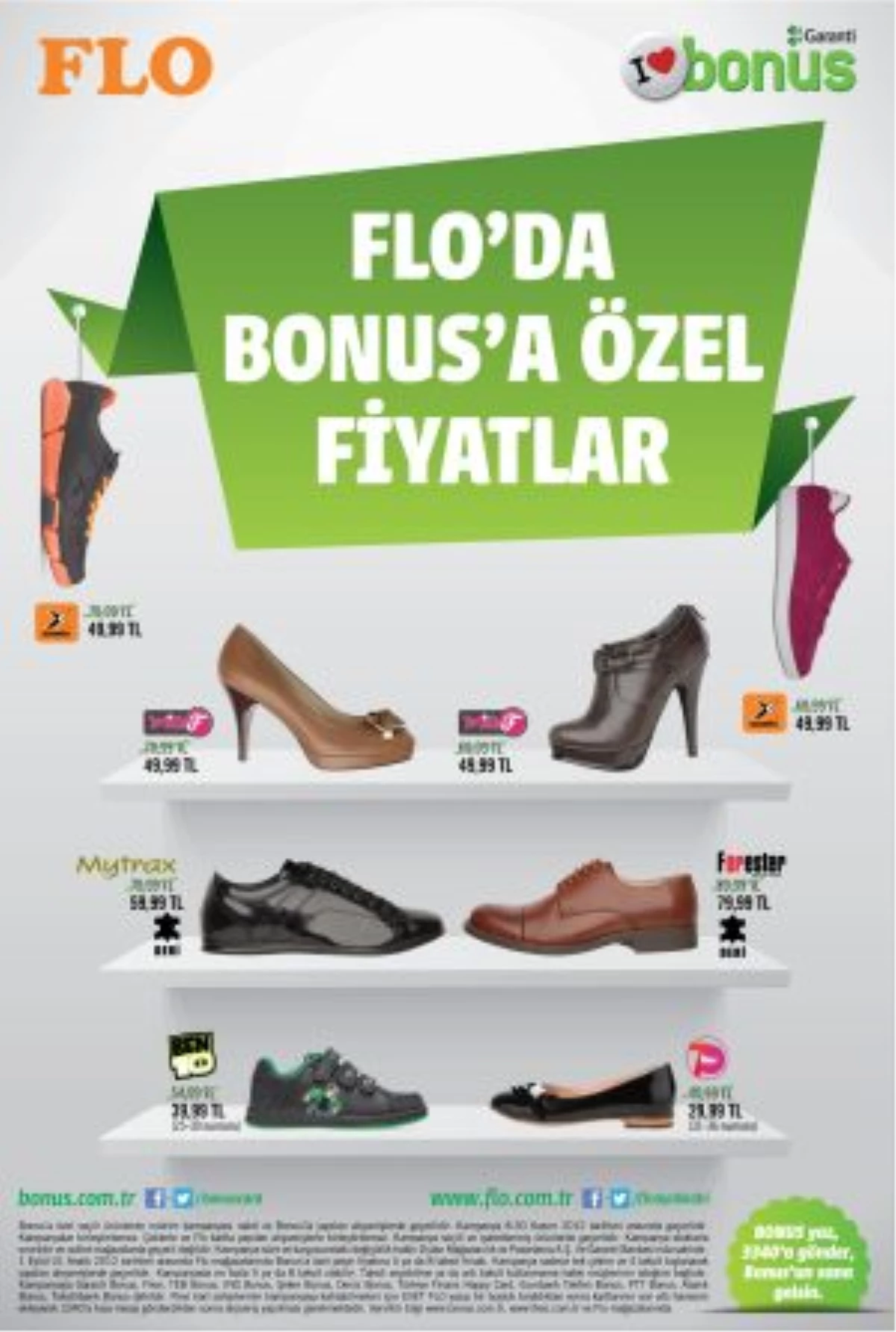 FLO\'dan Bonuslular\'a Özel İndirimler