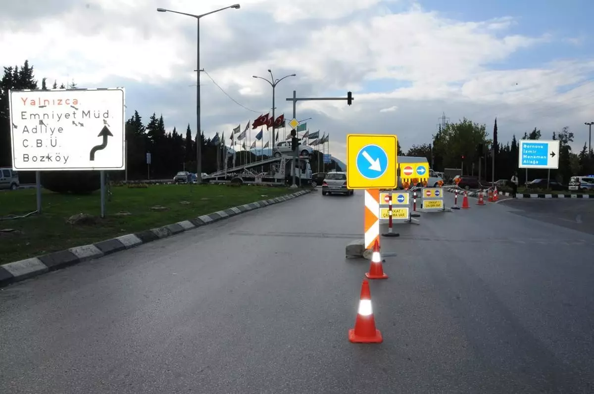 Kess Kavşağı\'ndaki Çalışmalar Nedeniyle Güzergahlar Değişti