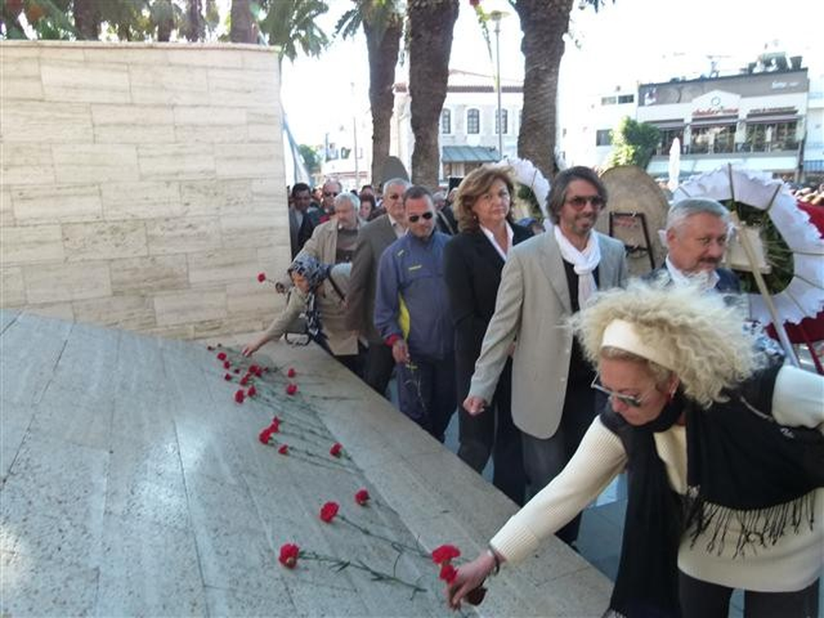 Bodrum\'da 10 Kasım Töreni