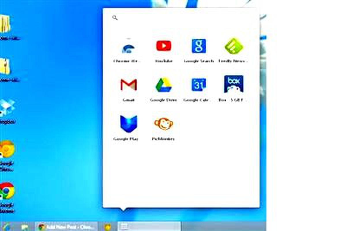 Chrome Menüsü Geliyor