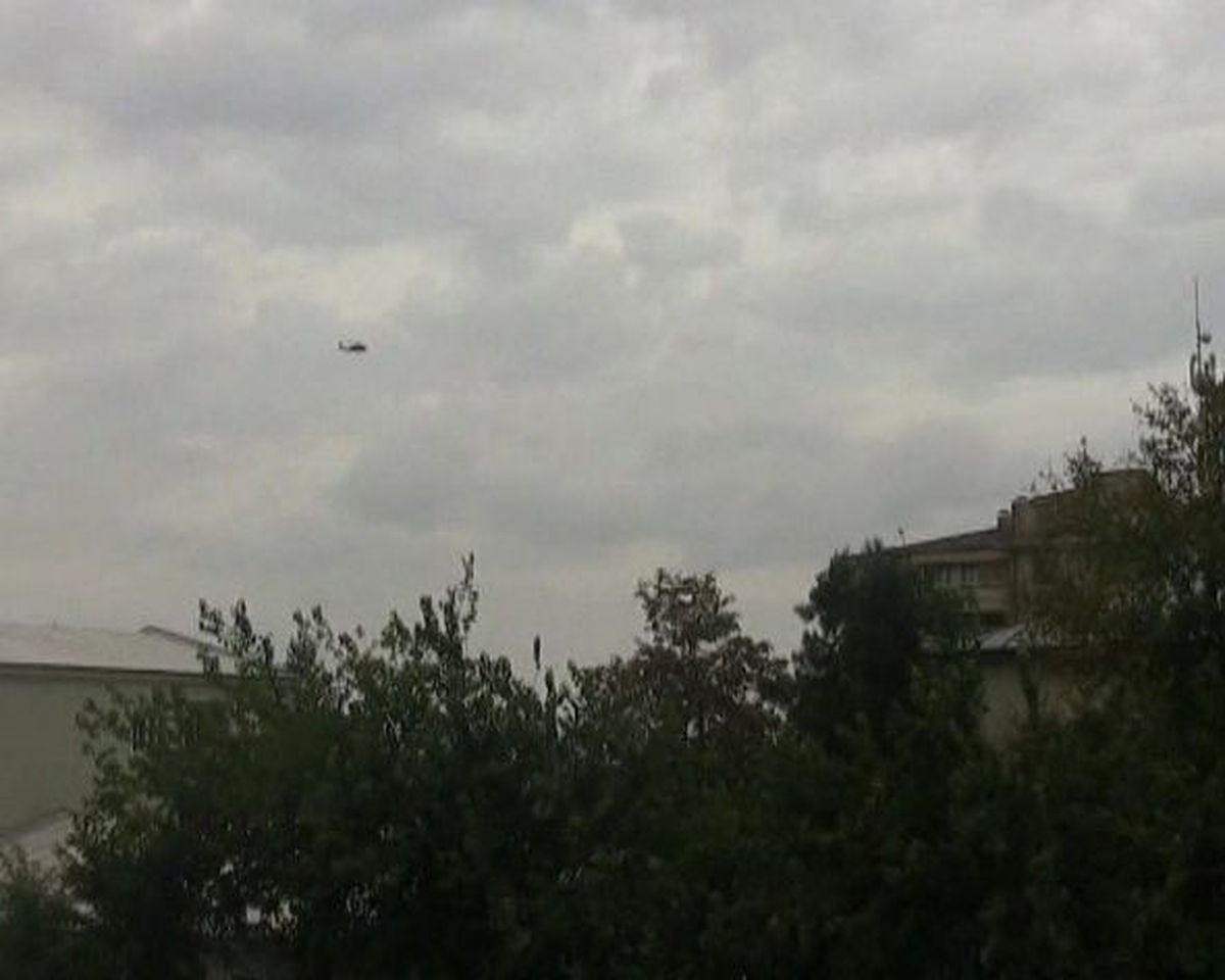 Siirt\'te Askeri Helikopter Düştü