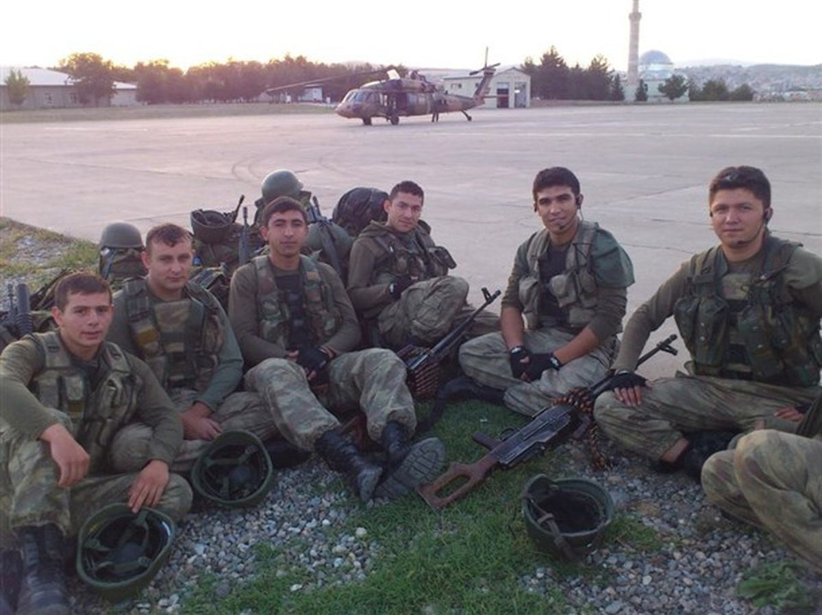 Siirt\'te Askeri Helikopterin Düşmesi