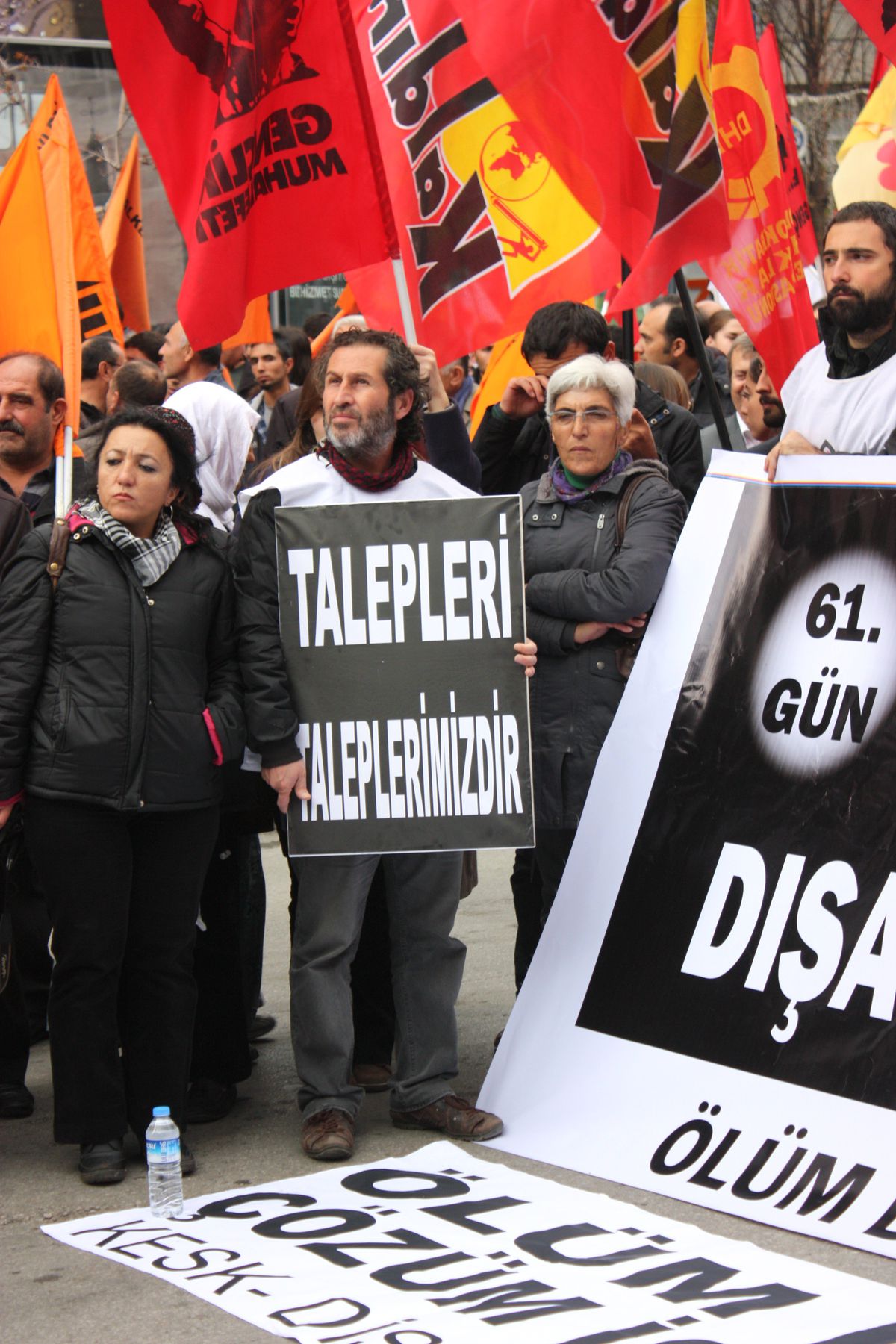 Başkentte Açlık Grevine Destek Eylemi